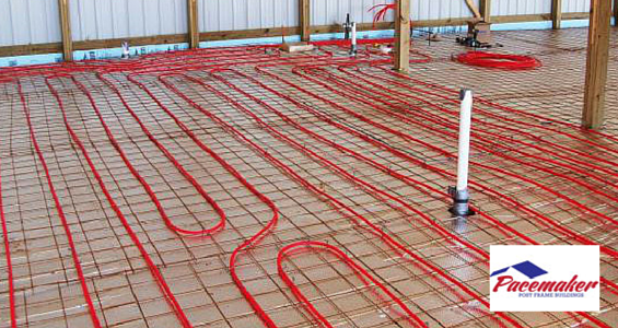 FlooringOptionspost frame building heated floor
